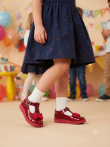 Zapato De Vestir Para Niña Mod 339 100% Piel (12.0 -14.5)