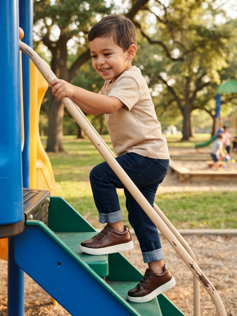 Choclo Casual Para Niño Mod 830 100% Piel (12 al 14.5). (12.0 -14.5)