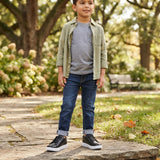 Choclo Casual Para Niño Mod 830 100% Piel (22 al 25.5).