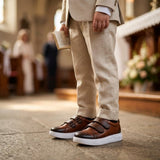 Choclo Casual Para Niño Mod 831 100% Piel (22 al 25.5).