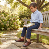 Zapato De Vestir Para Niño Mod 402 100% Piel (15.0 -17.5)