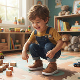 Botin Casual Vestir Para Niño Modelo 820 100% piel (15.0 -17.5)