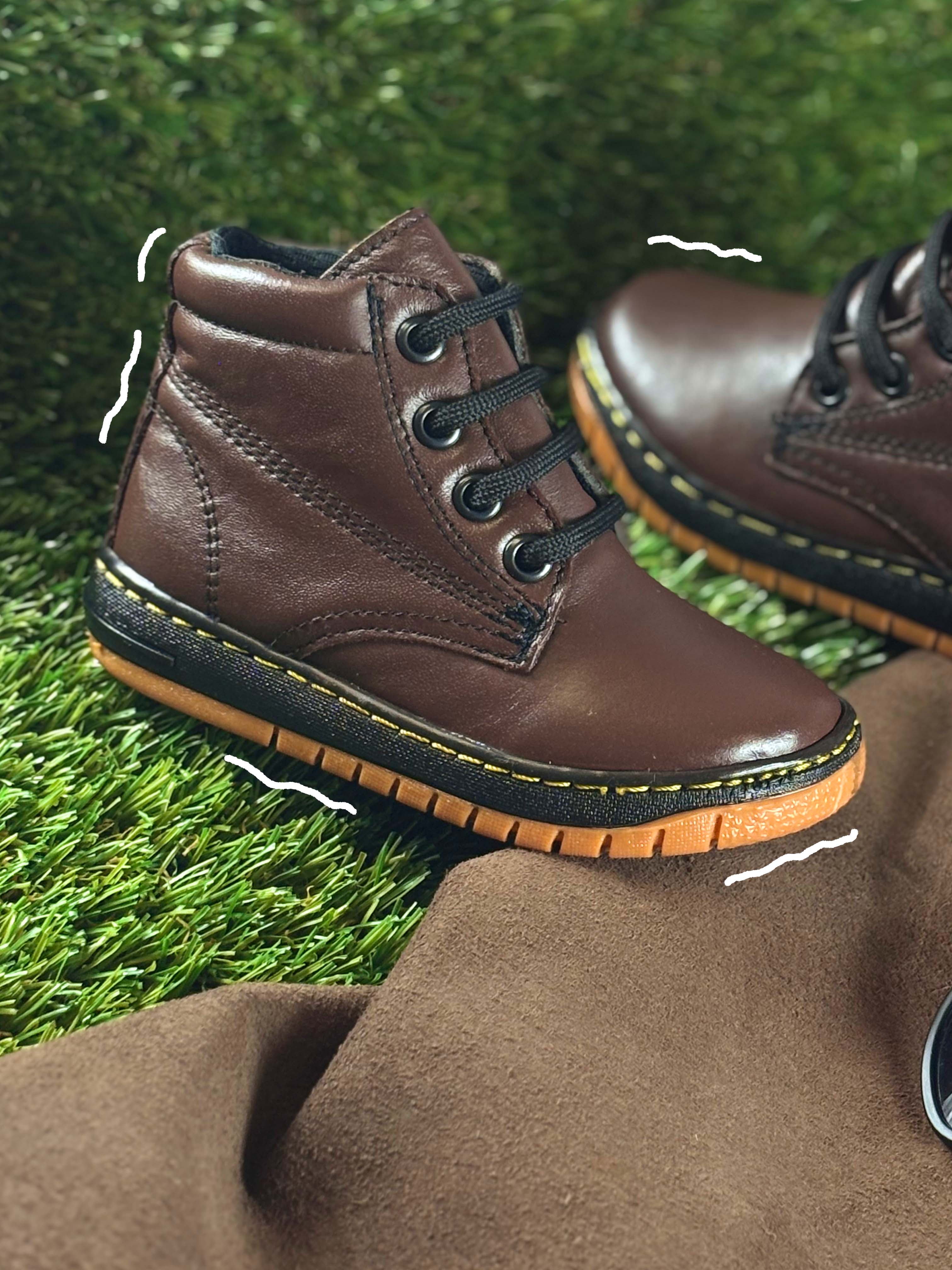 Botin Casual Para Niño Mod 810 100% Piel (22 al 25.5).