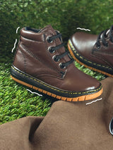 Botin Casual Para Niño Mod 810 100% Piel (22 al 25.5).