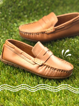 Zapato Mocasin Para Niño Mod 811 100% Piel (22 al 25.5)