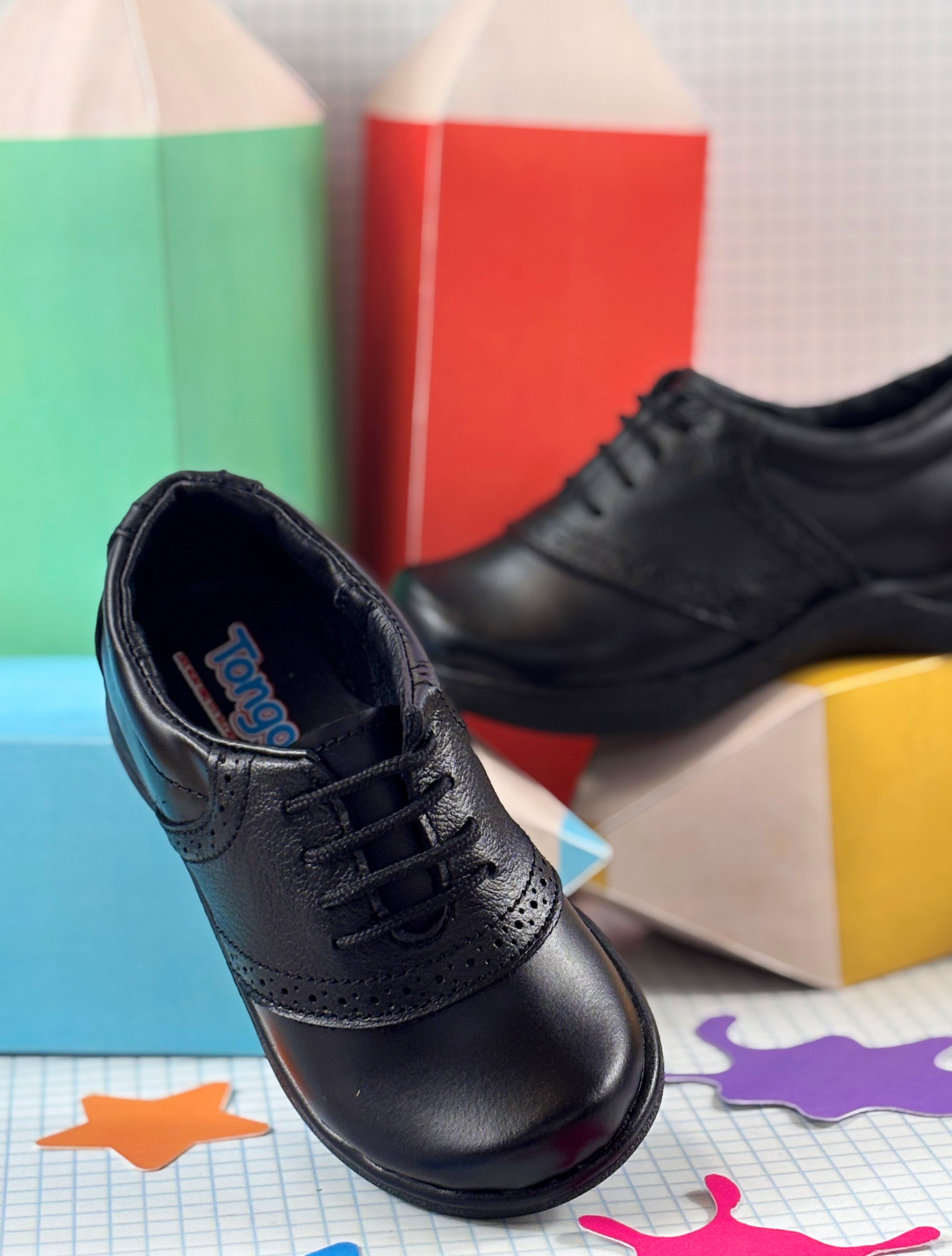 Zapato Escolar Para Niña Mod 705-a 100% Piel (18 al 21.5). (18.0 -21.5)