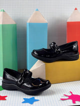 Zapato Escolar Para Niña Mod 700-a 100% Piel (22 al 25.5)