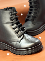 Botin Casual Para Niña Mod 900 100% Piel (15 al 17.5) (15.0 -17.5)