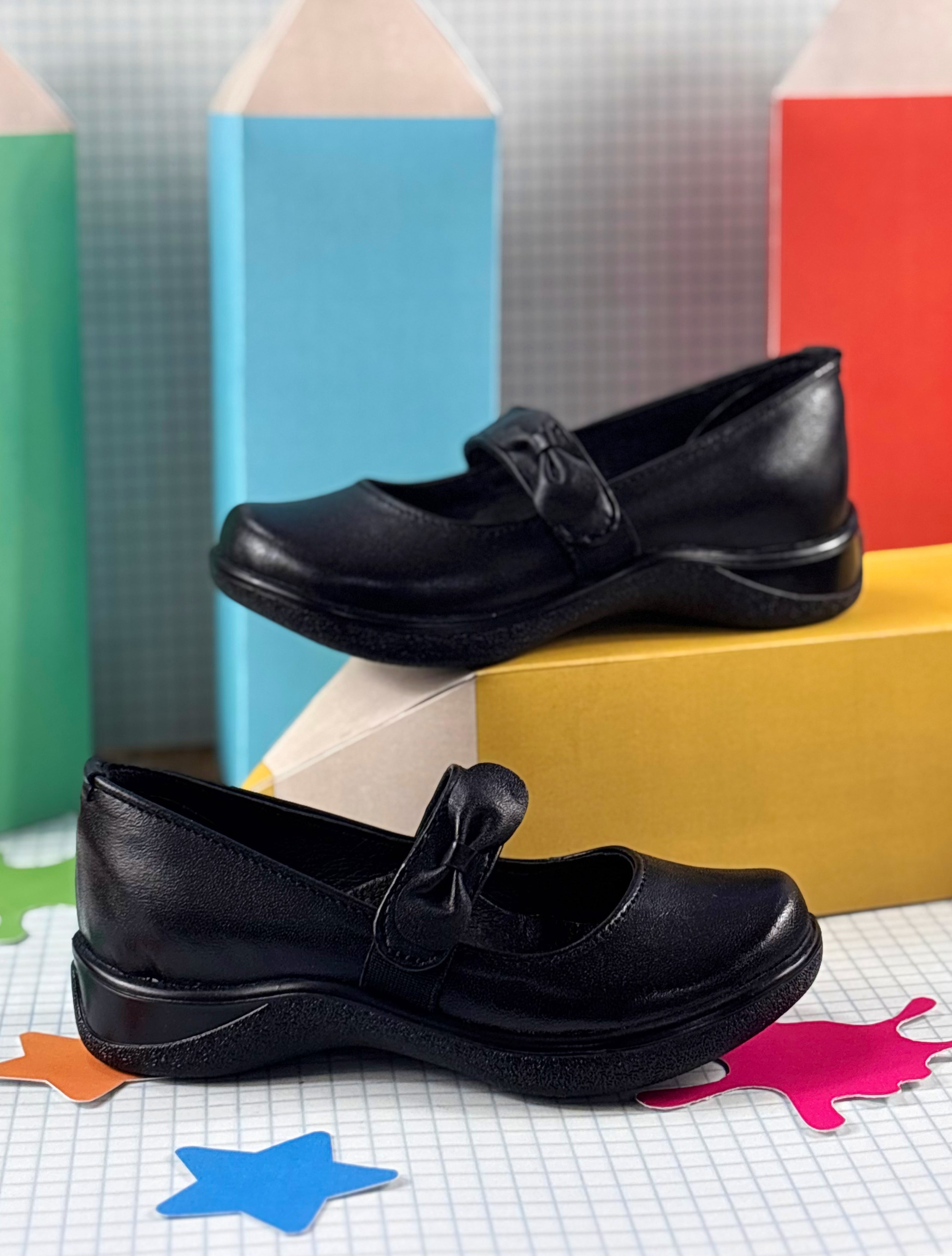 Zapato Escolar Para Niña Mod 700-a 100% Piel (22 al 25.5)