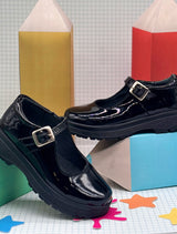 Zapato Escolar Para Niña Mod 600 100% Piel (15.0 -17.5)