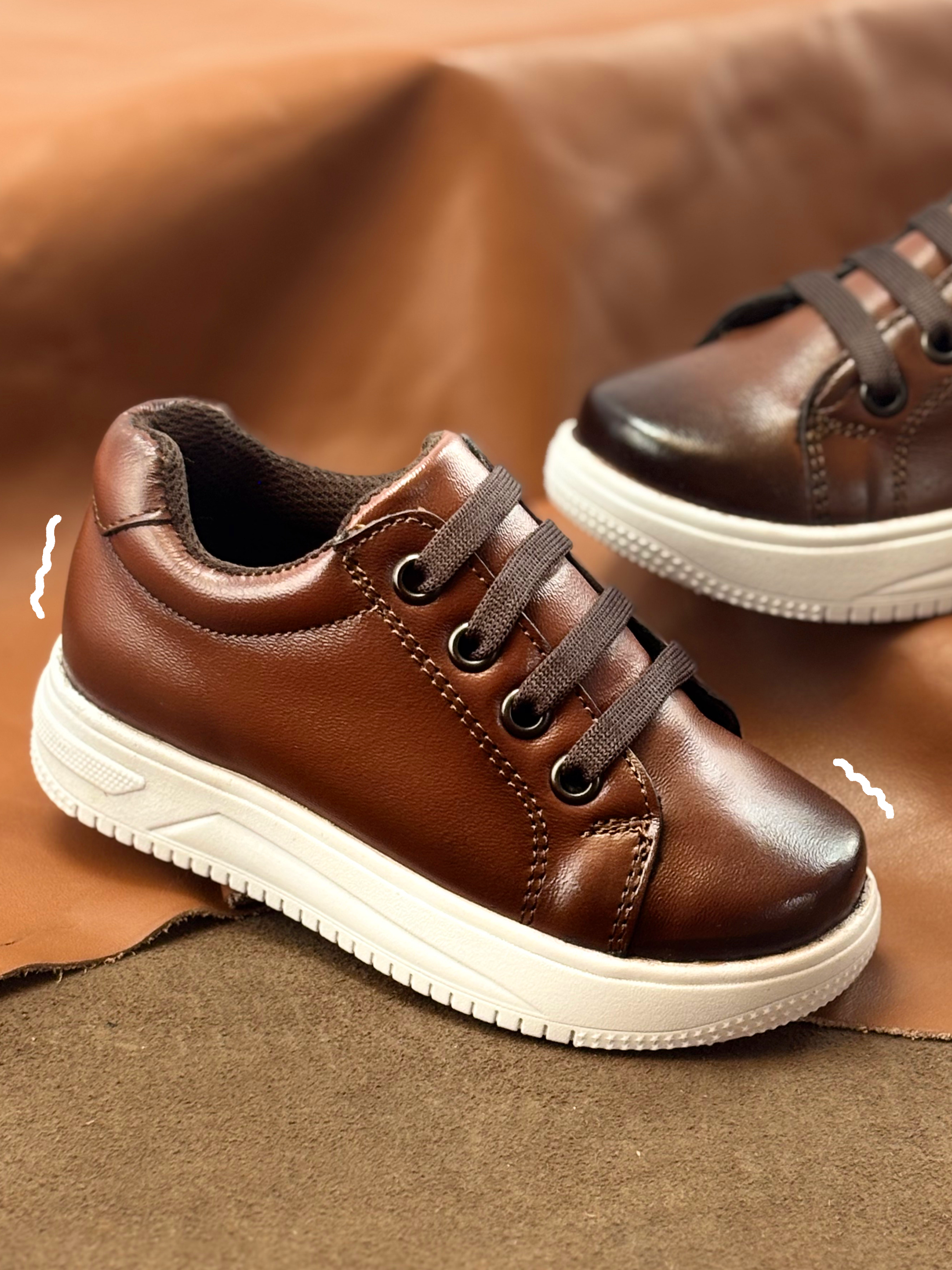 Choclo Casual Para Niño Mod 830 100% Piel (22 al 25.5).