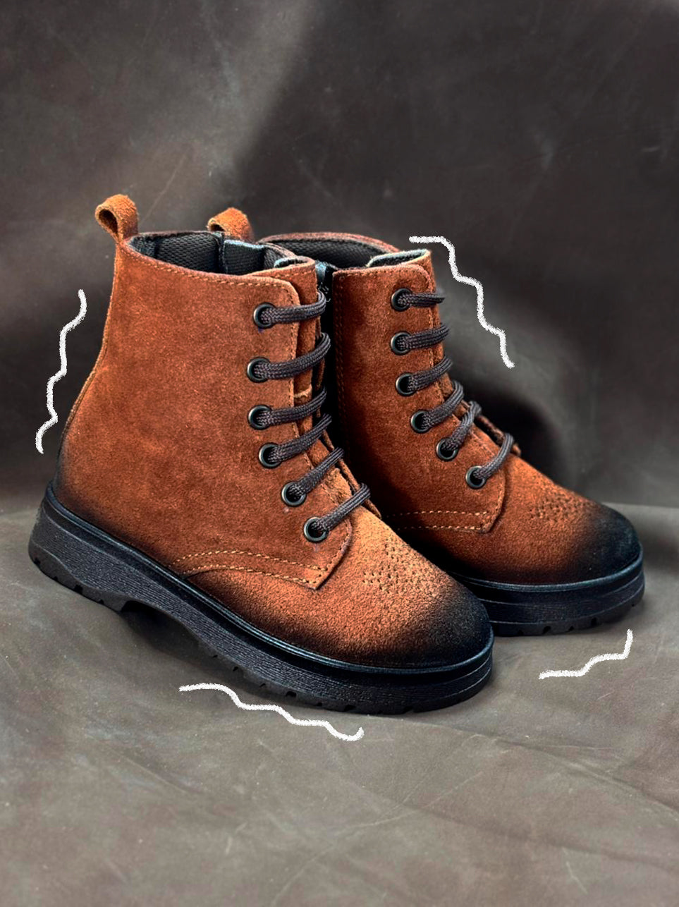 Botin Casual Para Niña Mod 900 100% Piel (15 al 17.5) (15.0 -17.5)