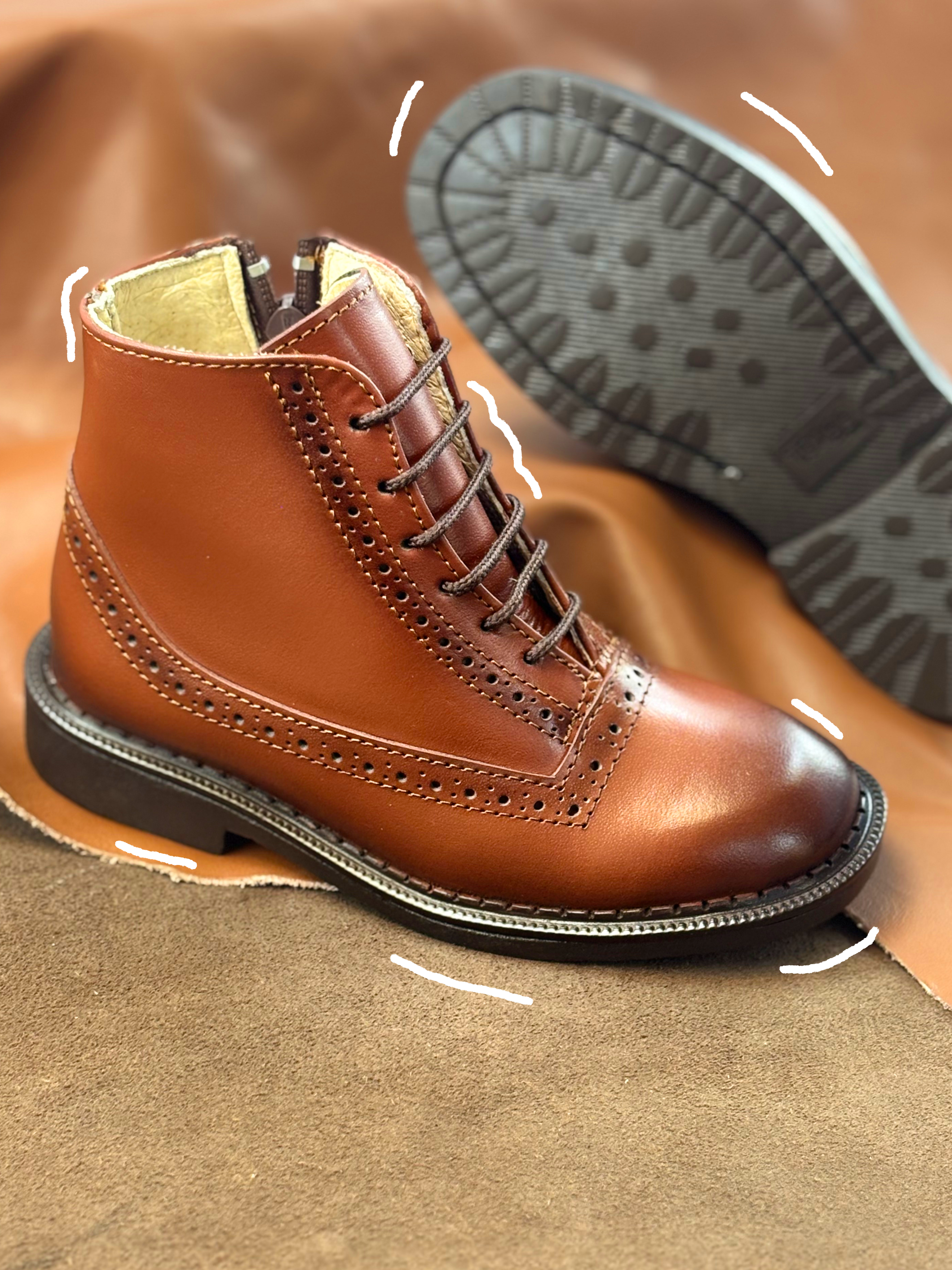 Botin De Vestir Para Niño Mod 440 100% Piel (22 al 25.5).