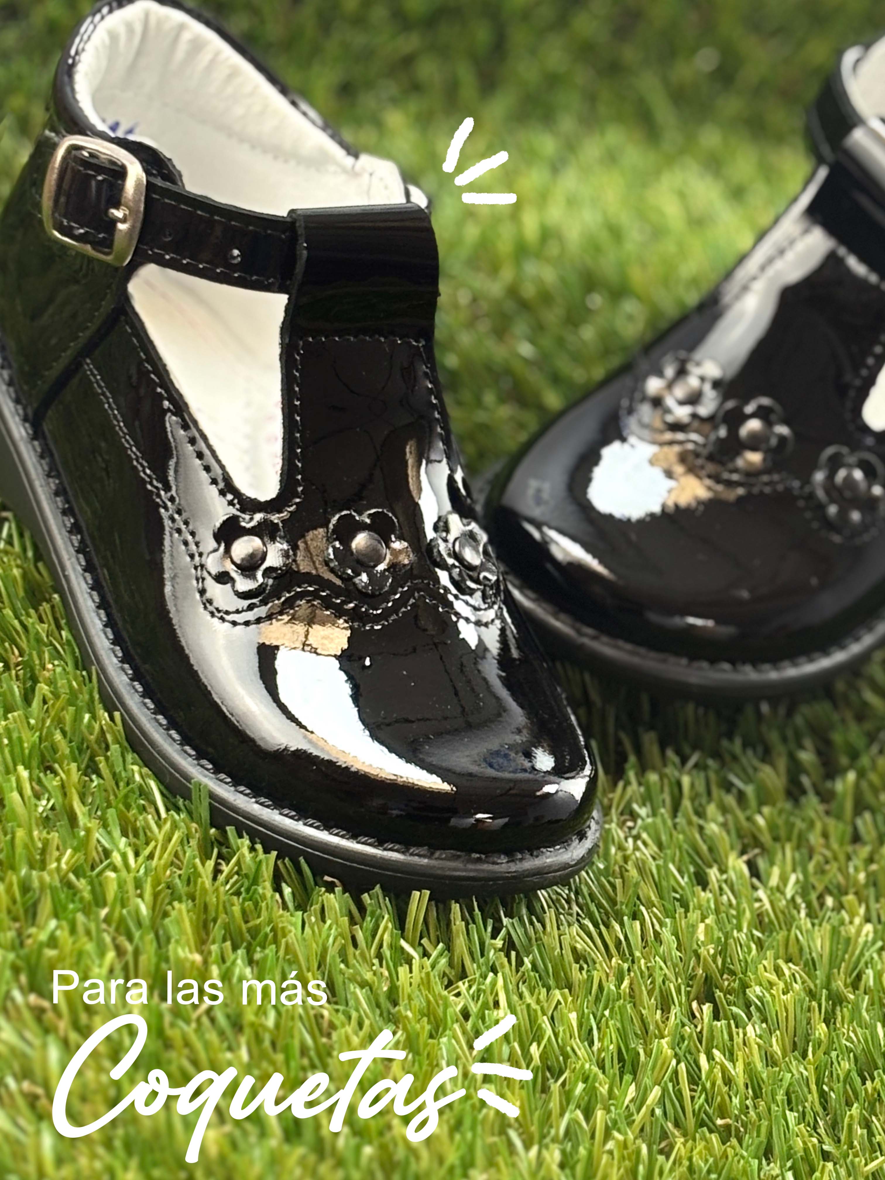Zapato De Vestir Para Niña Mod 528 100% Piel Charol (12 al 14.5). (12.0 -14.5)