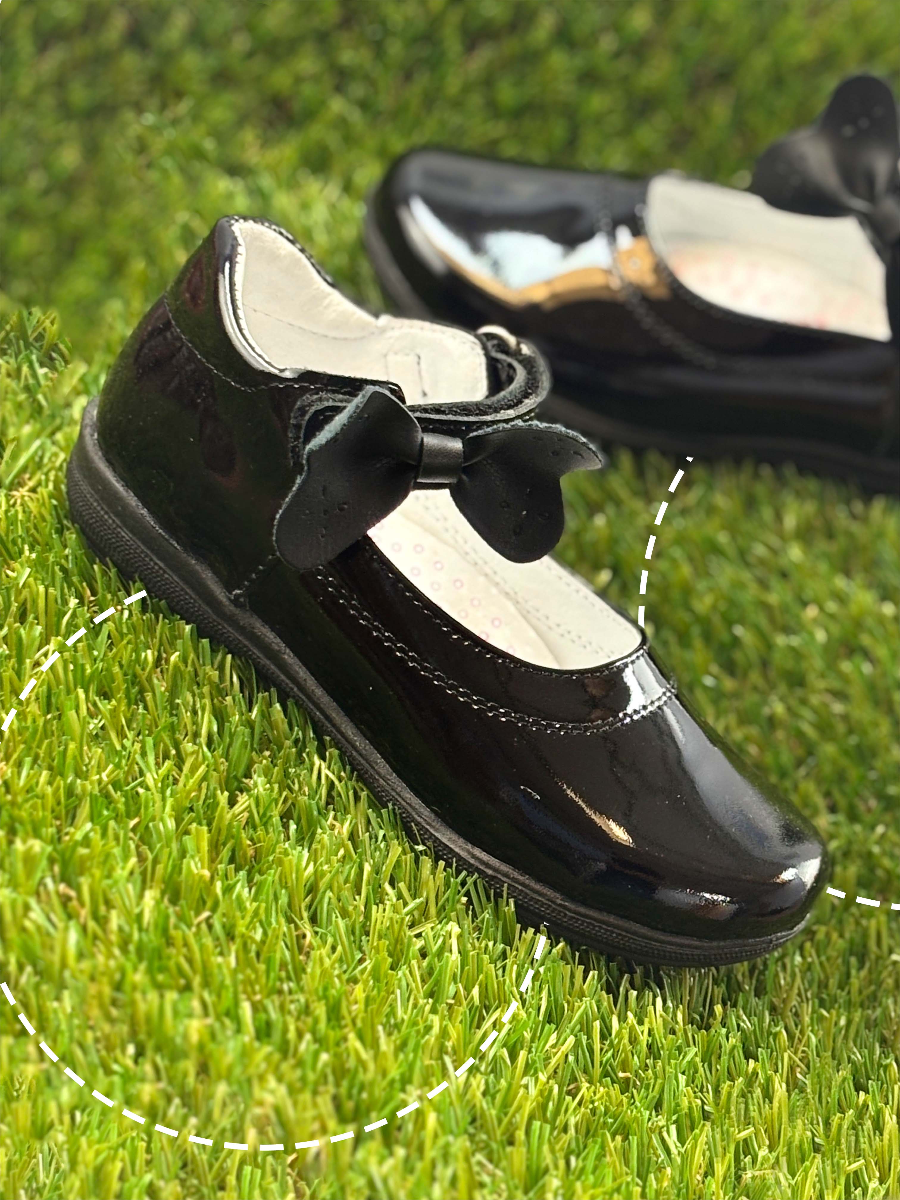Zapato De Vestir Para Niña Mod 779 100% Piel charol (12 al 14.5). (12.0 -14.5)