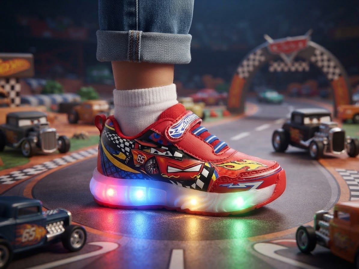 Tenis Led Para Niño Rayo McQueen (18.0-21.5) (18.0 -21.5)