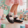 Zapato De Vestir Para Niña Mod 341 100% Piel Charol (12 al 14.5). (12.0 -14.5)
