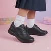 Zapato Escolar Para Niña Mod 705-a 100% Piel (15 al 17.5). (15.0 -17.5)