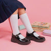 Zapato Escolar Para Niña Mod 600 100% Piel (15.0 -17.5)