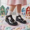 Zapato De Vestir Para Niña Mod 528 100% Piel Charol (15 al 17.5). (15.0 -17.5)