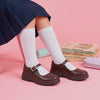 Zapato Escolar Para Niña Mod 600 100% Piel (15.0 -17.5)