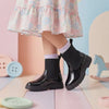 Bota Casual Para Niña Mod 905 100% Piel (18 al 21.5). (18.0 -21.5)