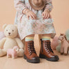 Botin Casual Para Niña Mod 900 100% Piel (15 al 17.5) (15.0 -17.5)